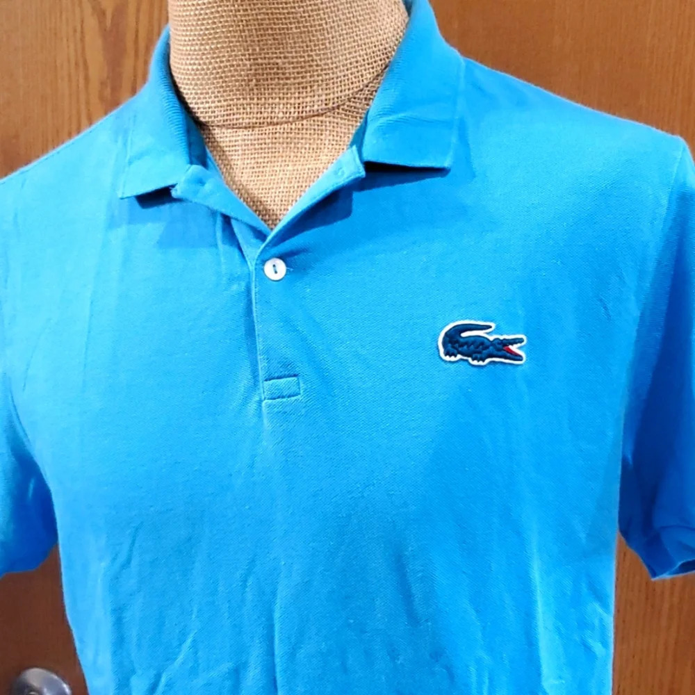 Lacoste live blue polo shirt excellent condition